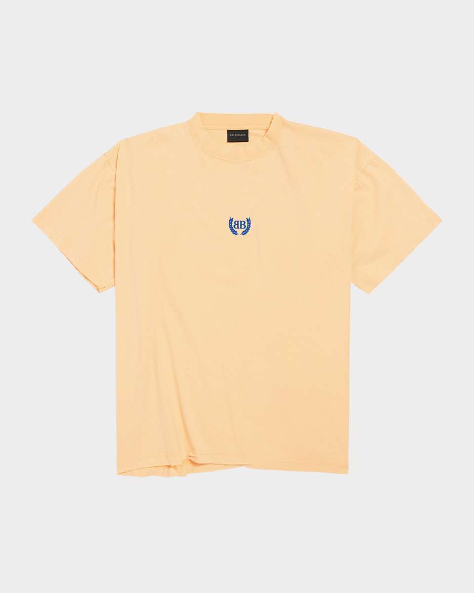 BB Embroidered Short-Sleeve Boxy T-Shirt